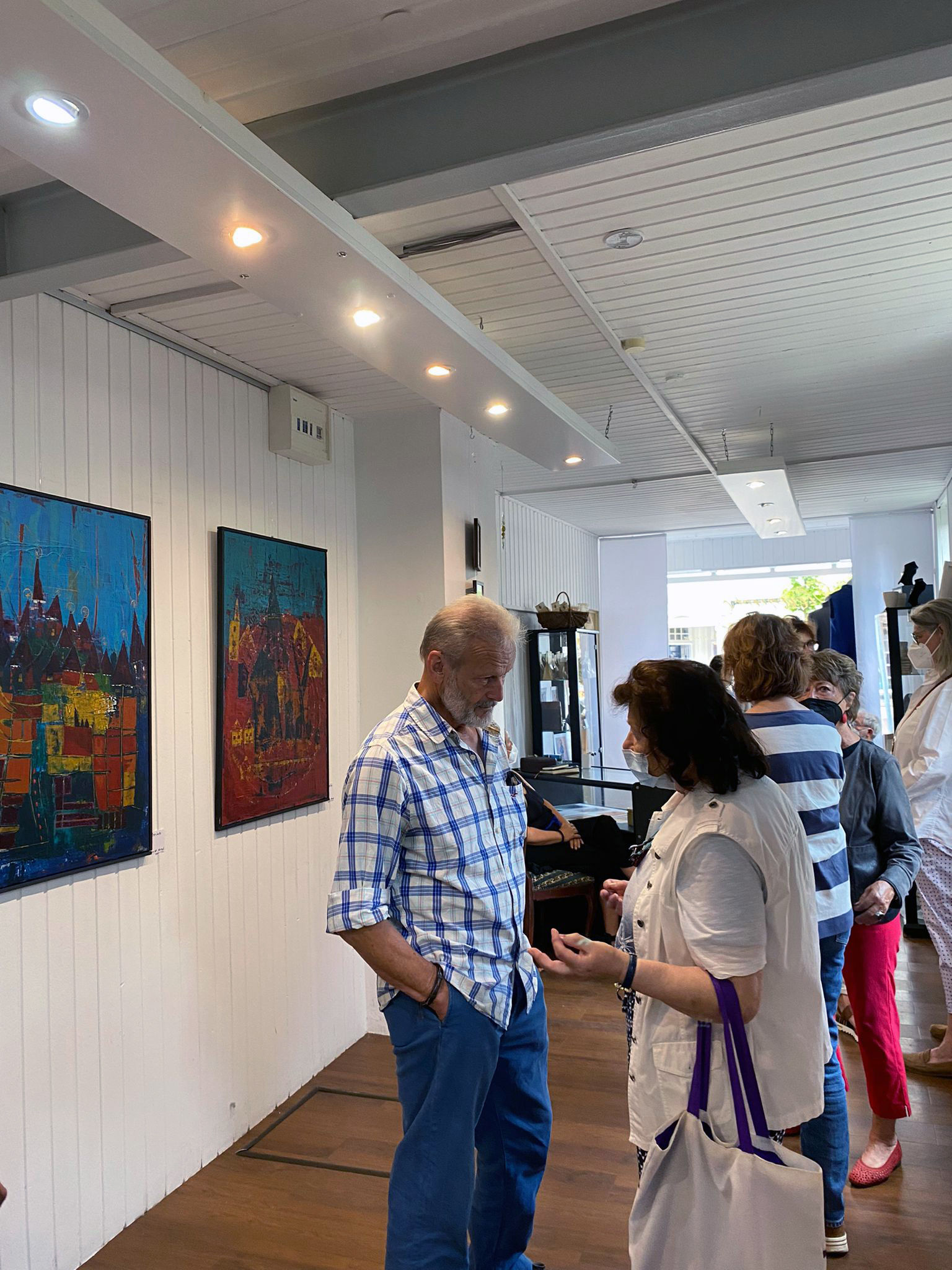 ...Gäste im Gespräch