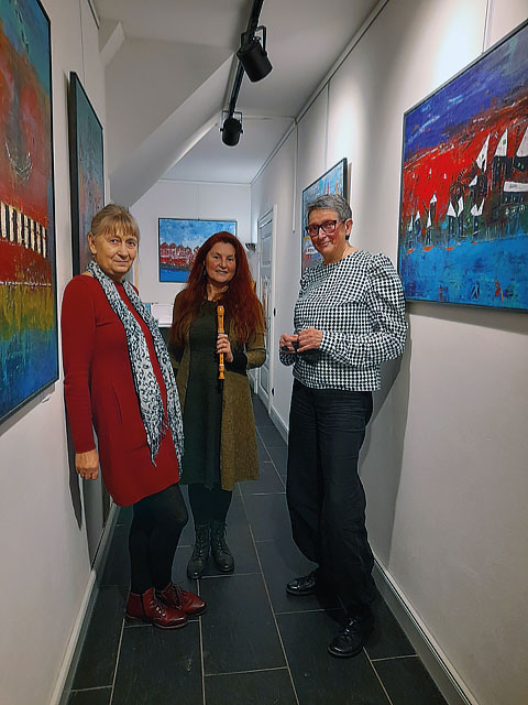 Vernissage LiNDE DAUM, Kulturtenne Damnatz, 2021