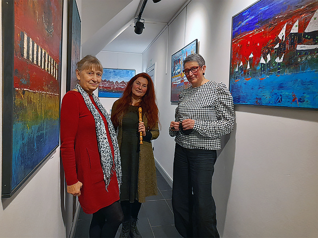 Vernissage LiNDE DAUM, Kulturtenne Damnatz, 2021